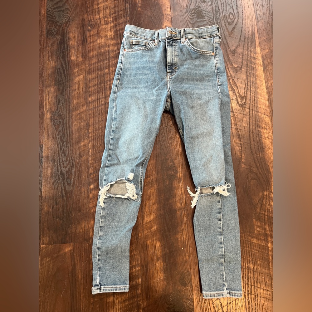 Top shop women high waisted skinny jean